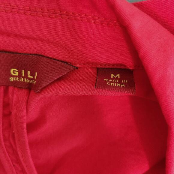 Gili Red Cotton Jacket - Picture 2 of 7